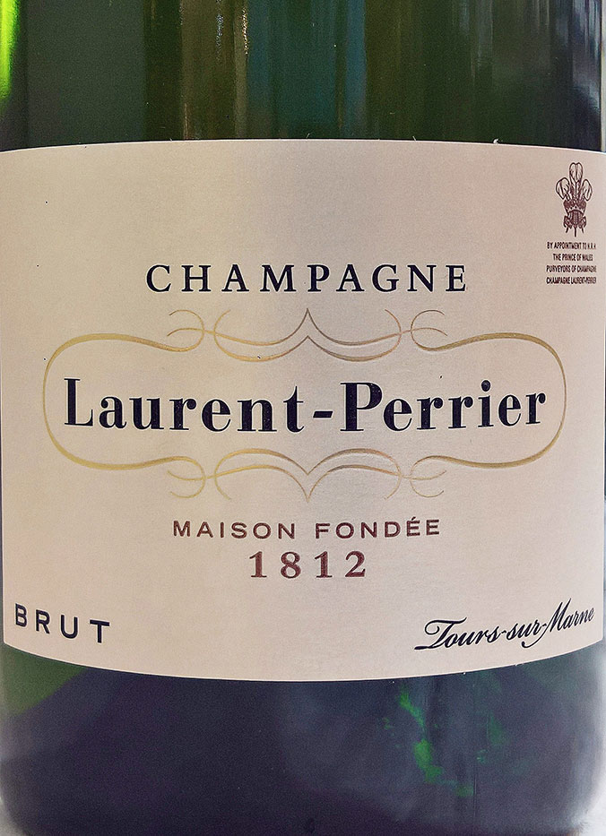 Этикетка Шампанское Лоран-Перье Брют 0,75л белое брют