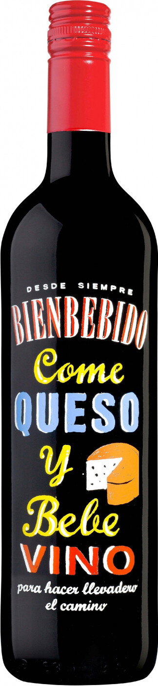 Вино "Бьенбебидо Коме и Бебе Кьесо Вино" столовое  красное сухое креп 13,5%, емк 0,75л