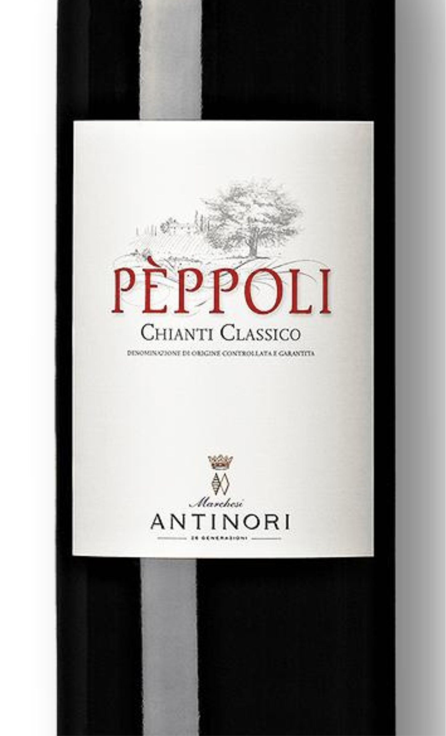 Этикетка Пепполи Кьянти Классико ДОКГ 2014 0,375л красное сухое Marchesi Antinori S.p.A.