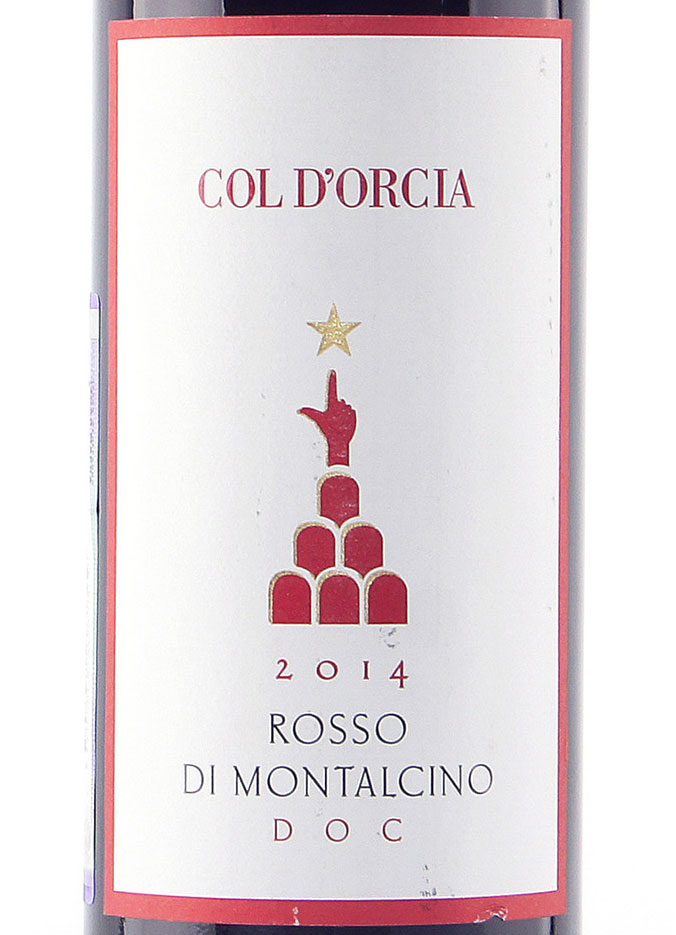 Этикетка Россо ди Монтальчино ДОК 2014 0.75л.13.5% красное сухое  Col d'Orcia S.r.l. Società Agricola