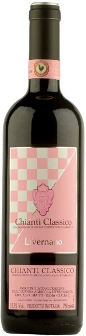 ВИНО "Ливернано Кьянти Классико ДОКГ" 2013г  красное сухое креп 13,5%, емк 0,75л