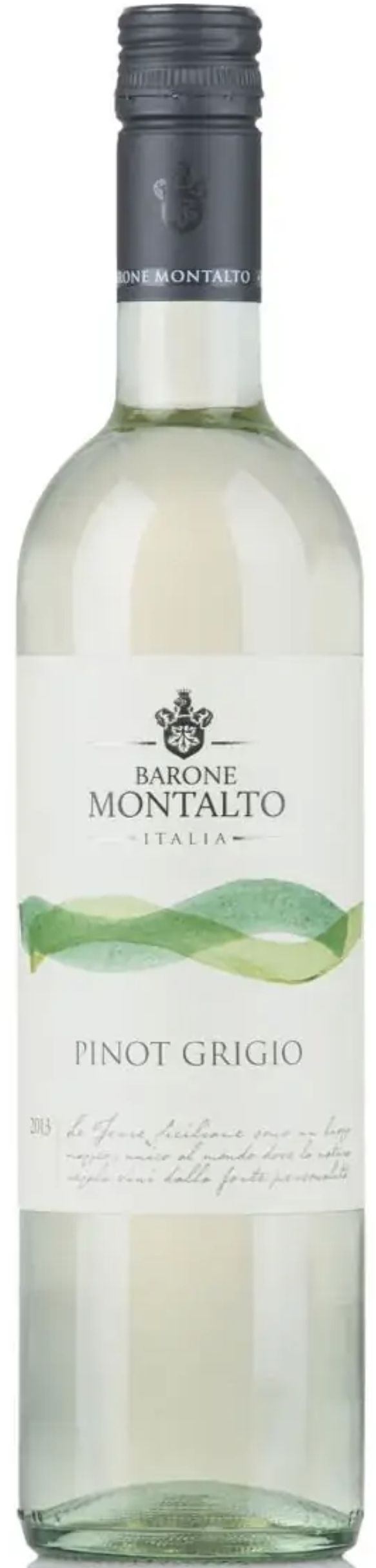 Игристое вино Барон Монтальто Пино Гриджио, белое брют, 0.75 л