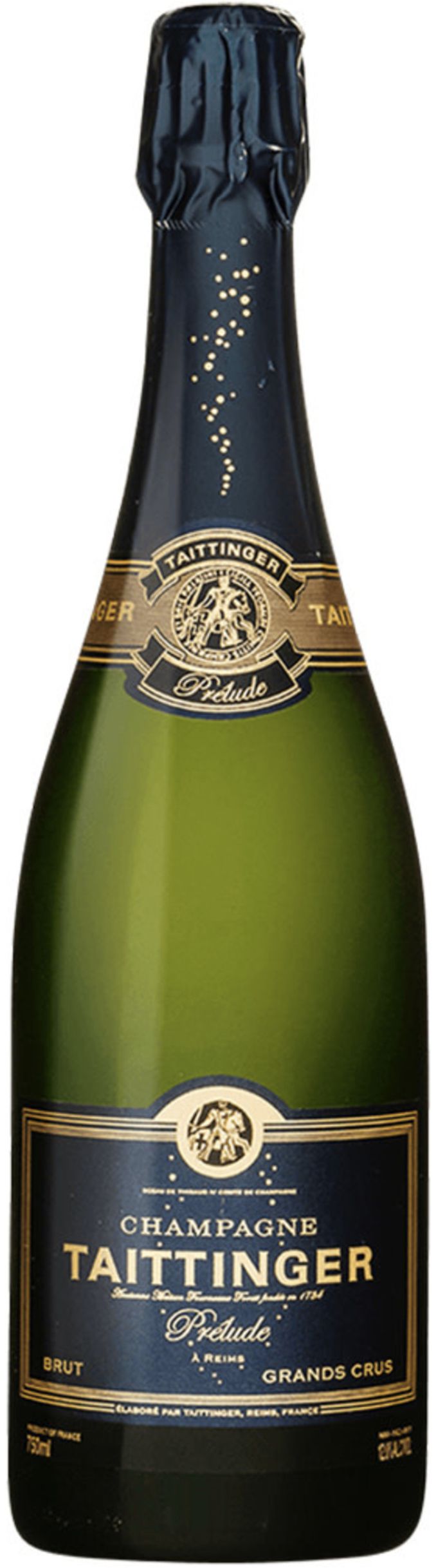 Шампанское Тэтенжэ Прелюд Гран Крю, белое брют, 0.75 л