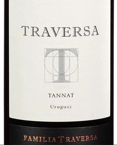 Этикетка Траверса. Таннат сухое красное 0,75л 12,5%