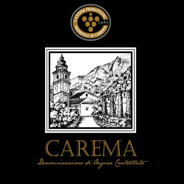 Этикетка Вино c защищенным наименованием места происхождения сухое красное "Карема" креп 13,5%, емк 0,75л