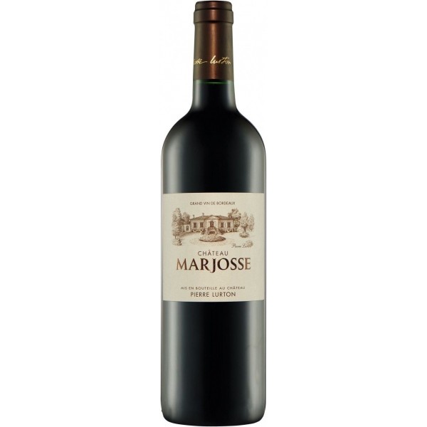 Вино выдержанное сухое красное "Бордо. Шато Маржос" 2018г креп 14,5%, емк 0,75л