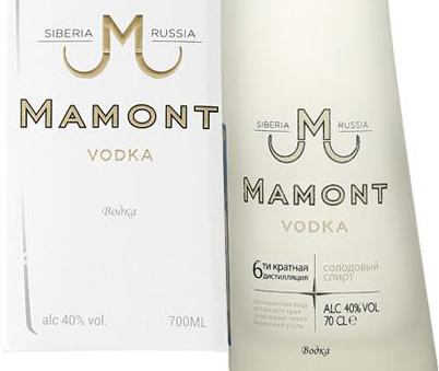Этикетка МАМОНТ 0,7 п/у (дозатор)