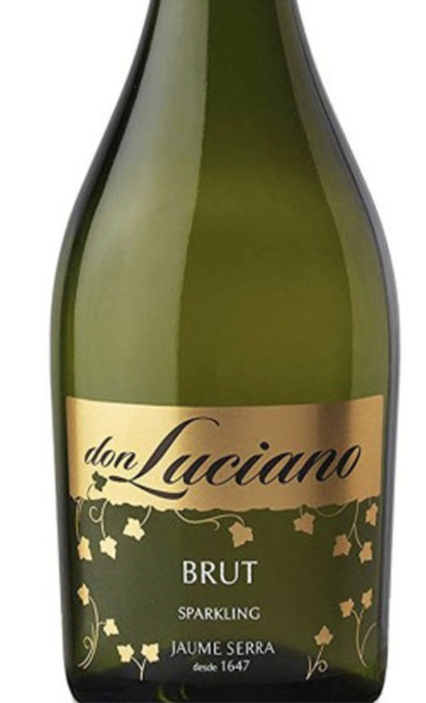 Этикетка Игристое вино Дон Лучиано, белое брют, 0.75 л