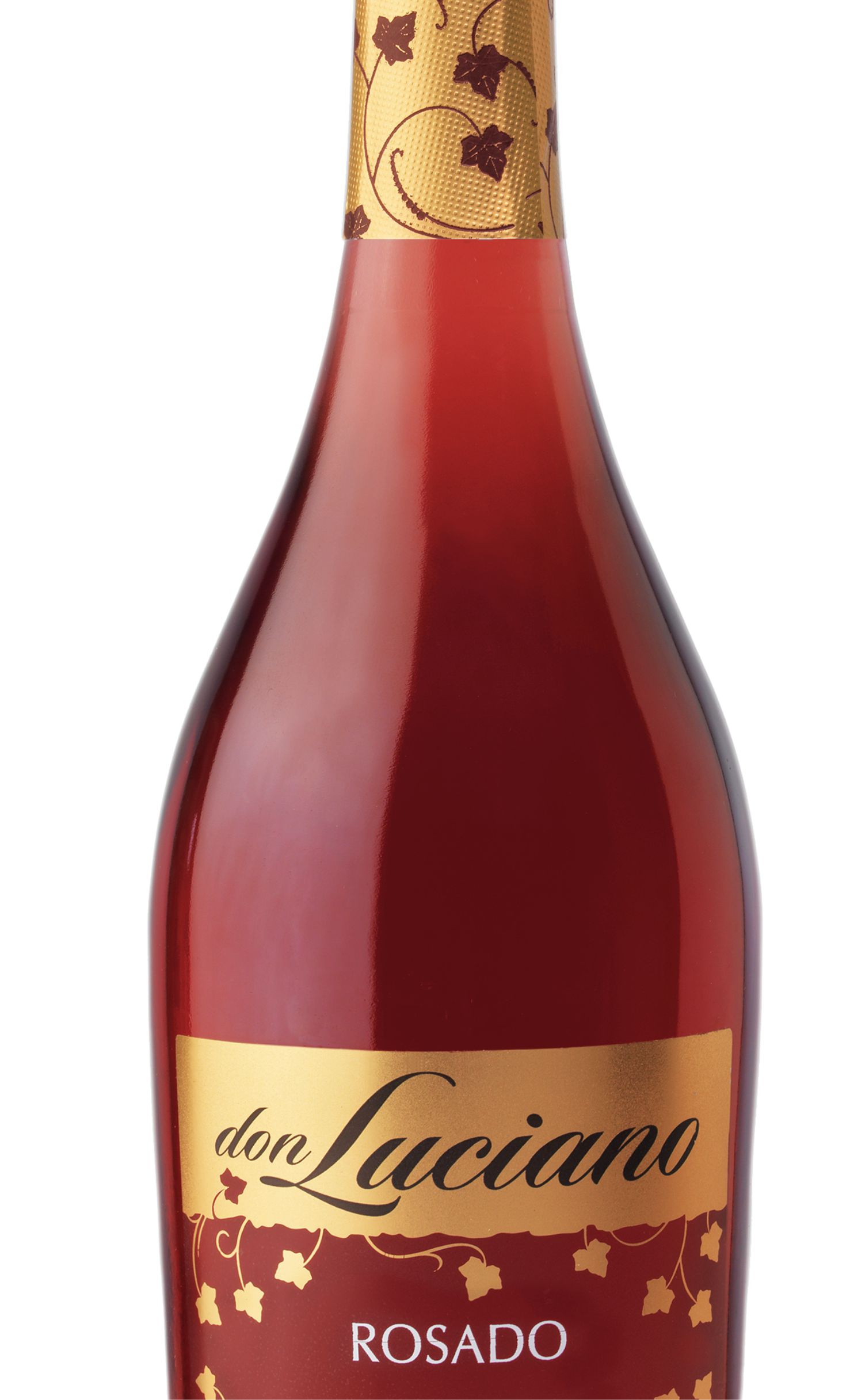 Этикетка Игристое вино Дон Лучиано, розовое брют, 0.75 л