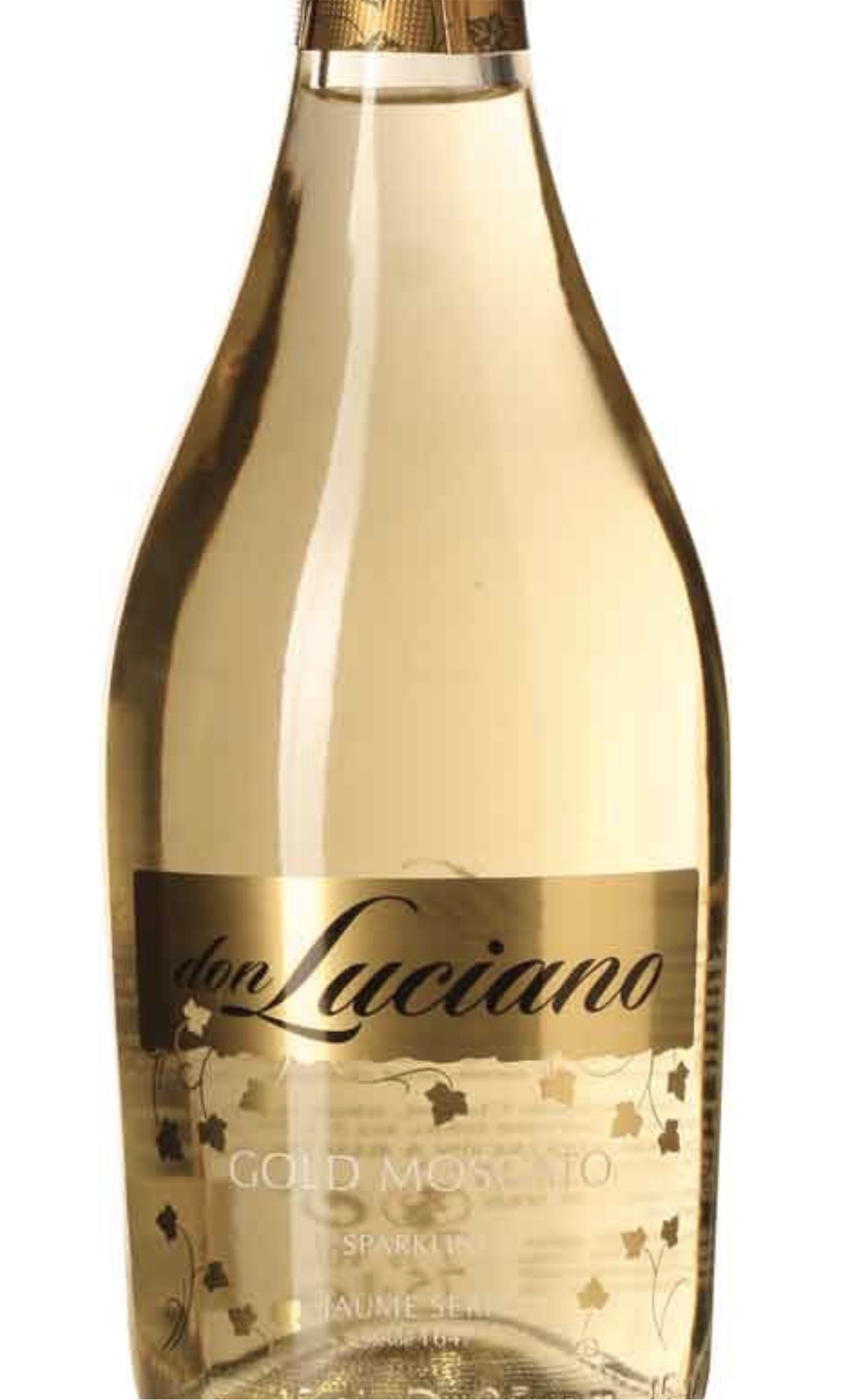 Этикетка Игристое вино Дон Лучиано, белое полусладкое, 0.75 л
