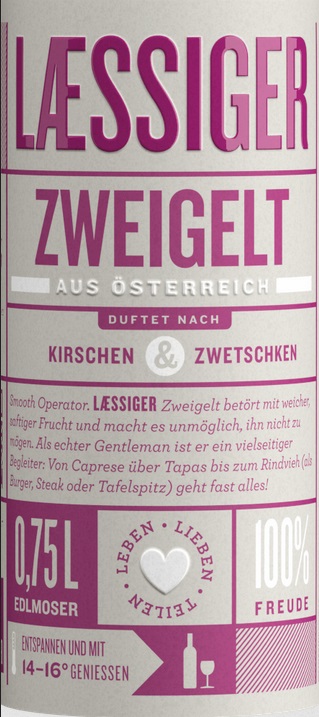 Этикетка Вино "ЛИССИГЕР ЦВАЙГЕЛЬТ" 2020г  розовое сухое креп 12%, емк  0,75л
