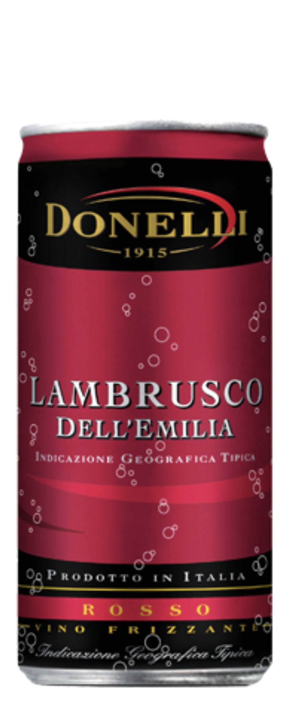 Игристое вино Донелли Ламбруско, красное полусладкое, 0.2 л
