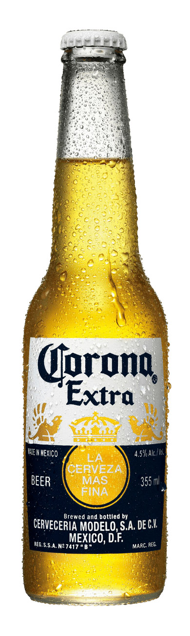 Пивной напиток "Corona Extra" ("Корона Экстра") пастеризованный, креп 4,5%, емк 0.33 л ст/бут