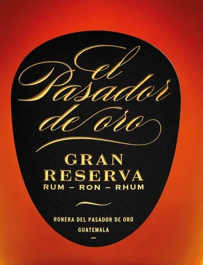 Этикетка Ром ЭЛЬ ПАСАДОР ДЕ ОРО ГРАН РЕЗЕРВА креп.40.0%, емк  0.7л в подар.упак.