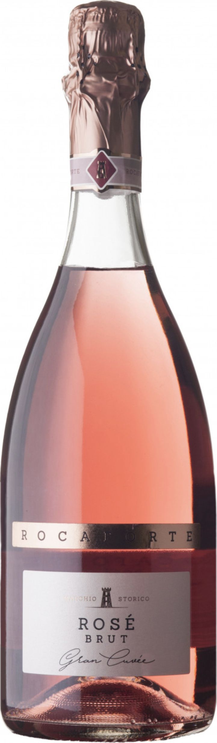 Игристое вино Рокафорте Розе, розовое брют, 0.75 л