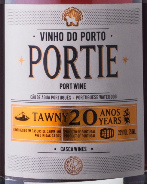 Этикетка Порти ТОНИ 20 лет ликерное вино красное выдержанное 0,75л