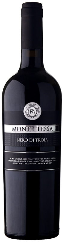 ВИНО сортовое сухое красное Монте Тесса Неро Ди Троя креп 13%, емк 0.75л.