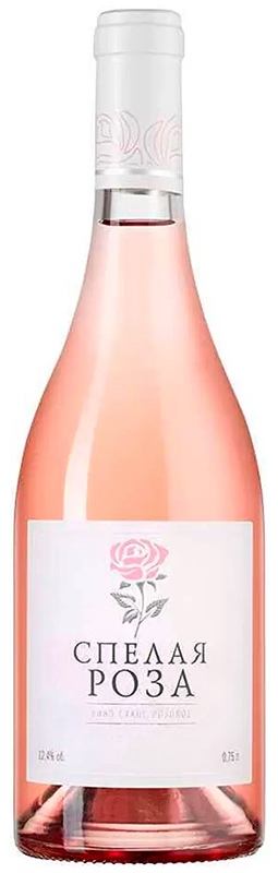 Вино с защищённым географическим указанием "Кубань" сухое розовое "Спелая роза", креп 12,5%, емк 0,75л
