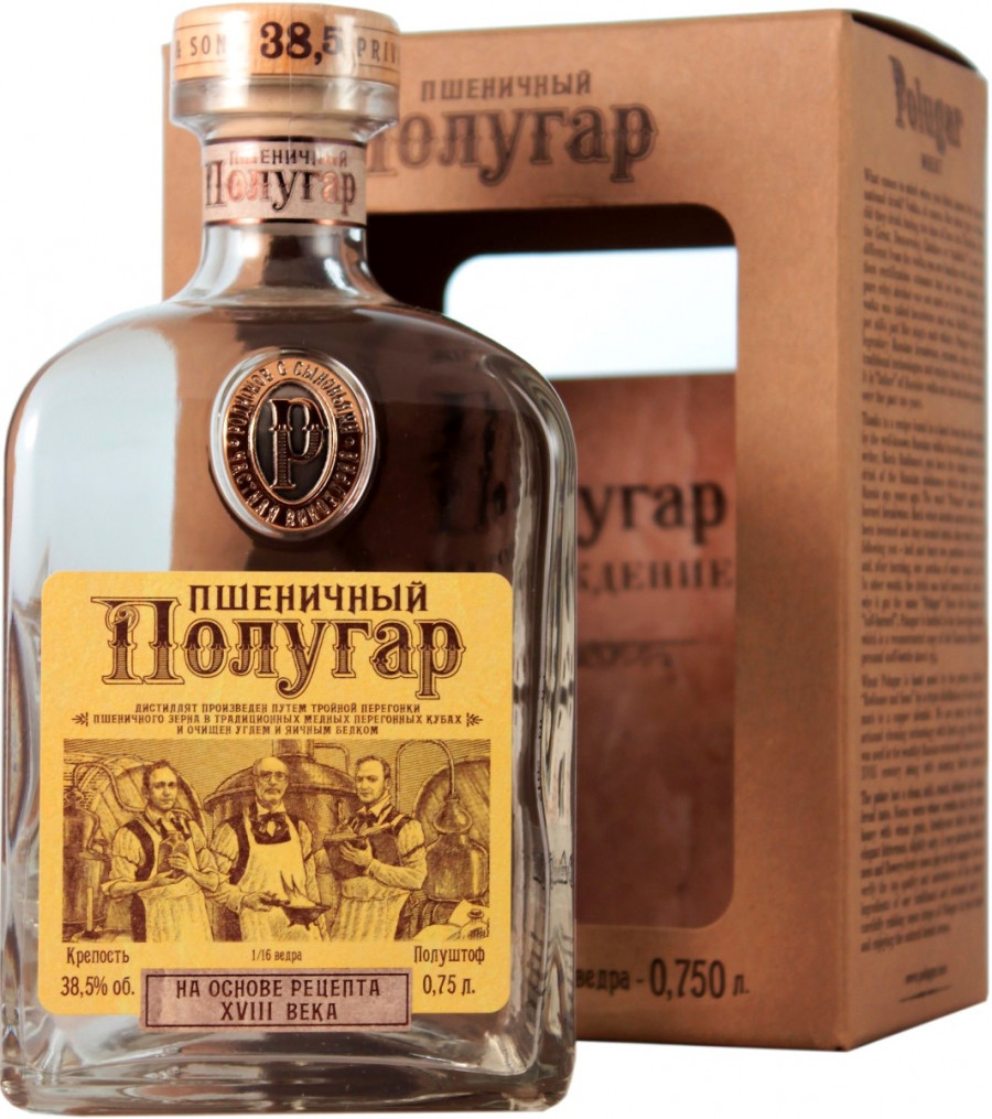 Полугар пшеничный 0,75л п/у алк.38,5%