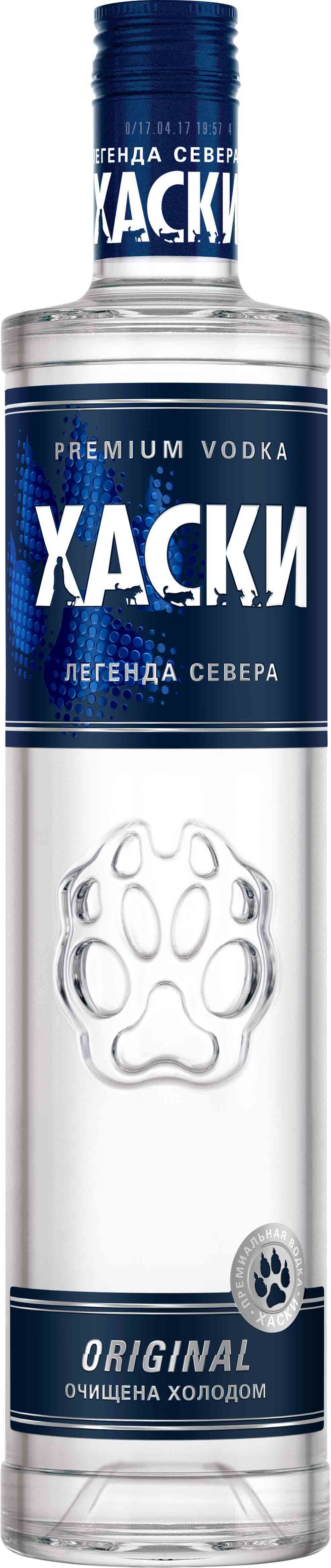 Водка Хаски, 0.5 л