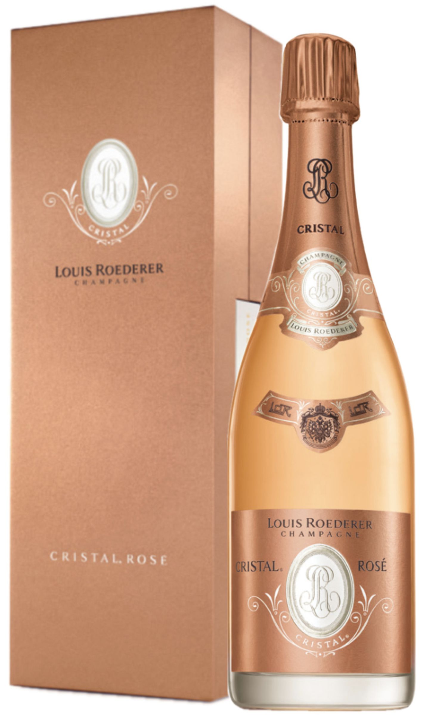Шампанское Луи Родерер "Кристаль" Розе 2008, розовое брют, 0.75 л