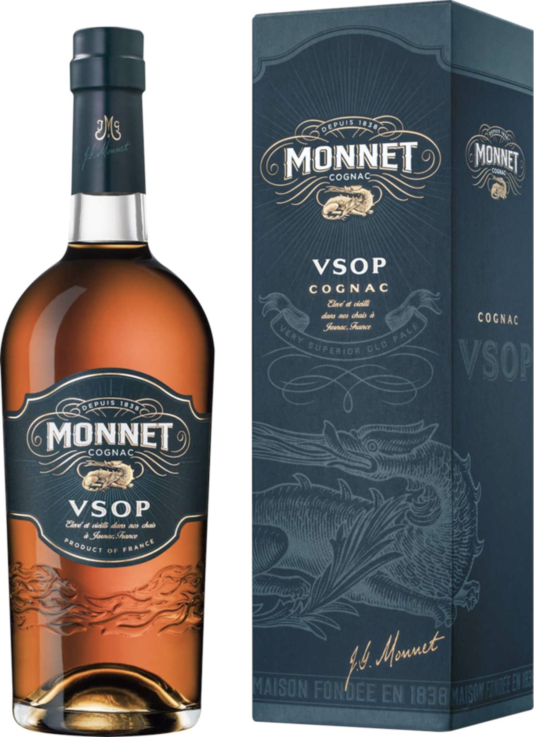 Коньяк Монне VSOP2015г креп 40%, емк  0.7 л п/у