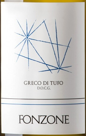 Этикетка Вино "Греко ди Туфо" 2019г защищенного наименования места происхождения сухое белое креп 12,5%, емк 0,75л