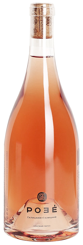 Вино столовое сухое розовое "Розе Красная Горка" креп 13%, емк 0,75л