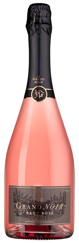 Игристое вино Ле Гран Нуар Розе, розовое брют, 0.75 л