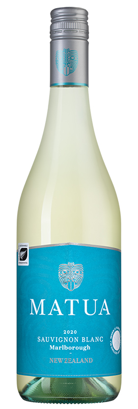 Вино молодое полусухое белое "Матуа Совиньон Блан Мальборо" 2020г креп 13,5%, емк 0,75л