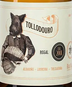 Этикетка Вино Тольодоуро (Риас Байшас) 2020г белое сухое, алк. 12,5%, 0,75л