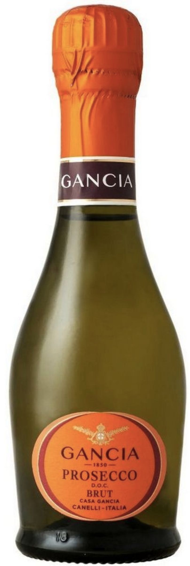 Игристое вино Ганча Просекко Брют, белое брют, 0.2 л