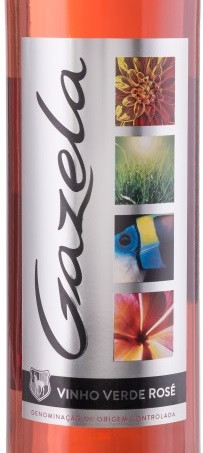 Этикетка Вино Газела Винью Верде столовое розовое полусухое, алк. 9,5%, 0,75л