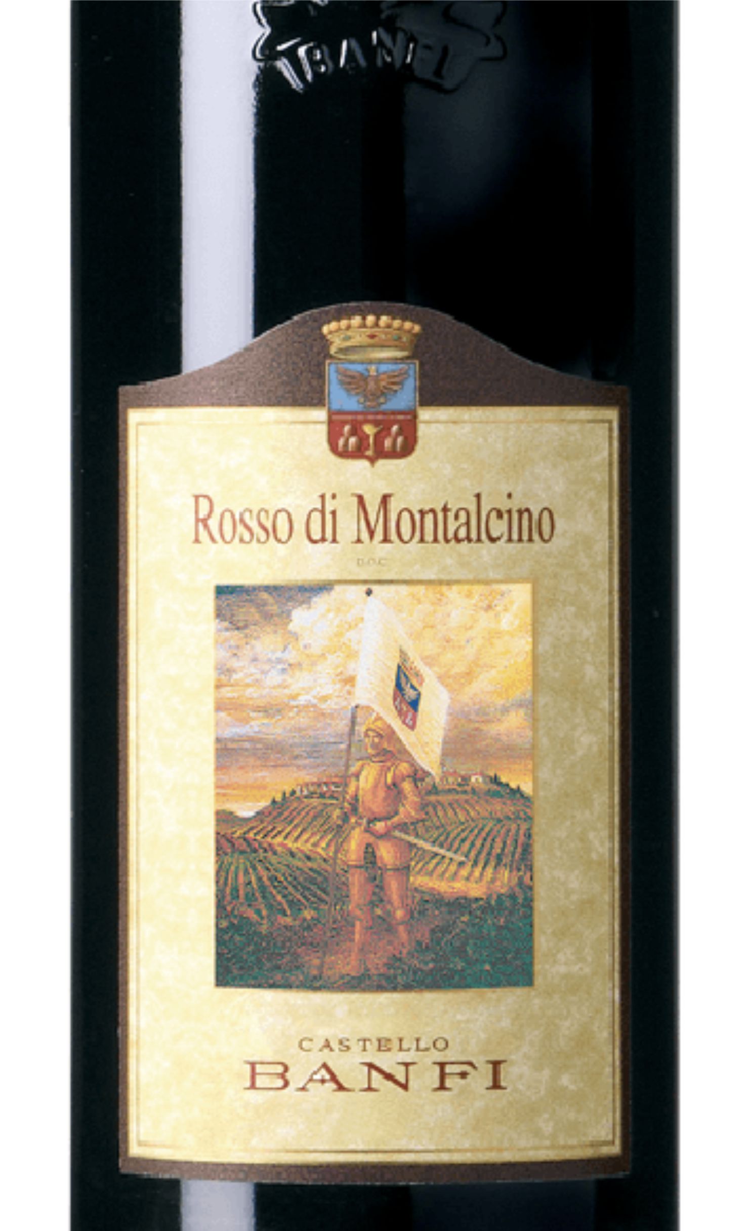 Этикетка Россо ди Монтальчино  2016 год красное сухое 0.75л. Банфи