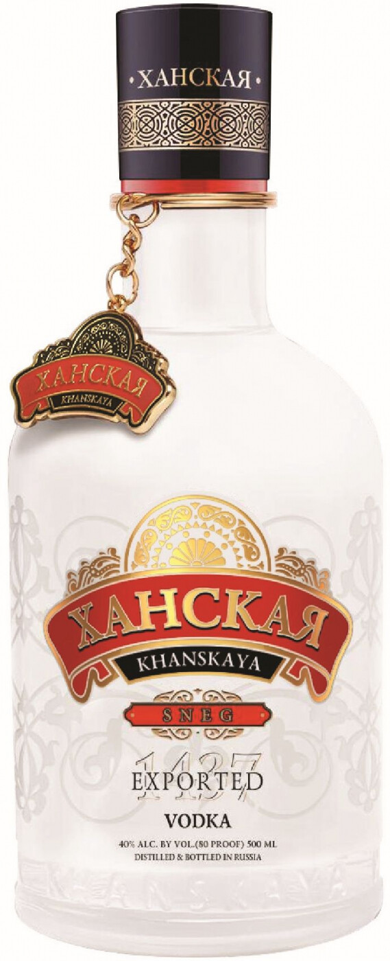 Водка Ханская SNEG EDITION, 0.5 л