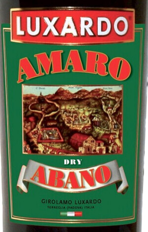 Этикетка ЛИКЕТ Люксардо Амаро Абано Драй ("LUXARDO AMARO ABANODRY ") десертный ликер креп 35%, емк 0.7л.
