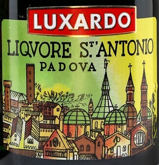 Этикетка ЛИКЕР Люксардо Сан.Антонио ("Luxardo St. Antonio") ликер крепкий креп 40%, емк  0.7л. в п/у