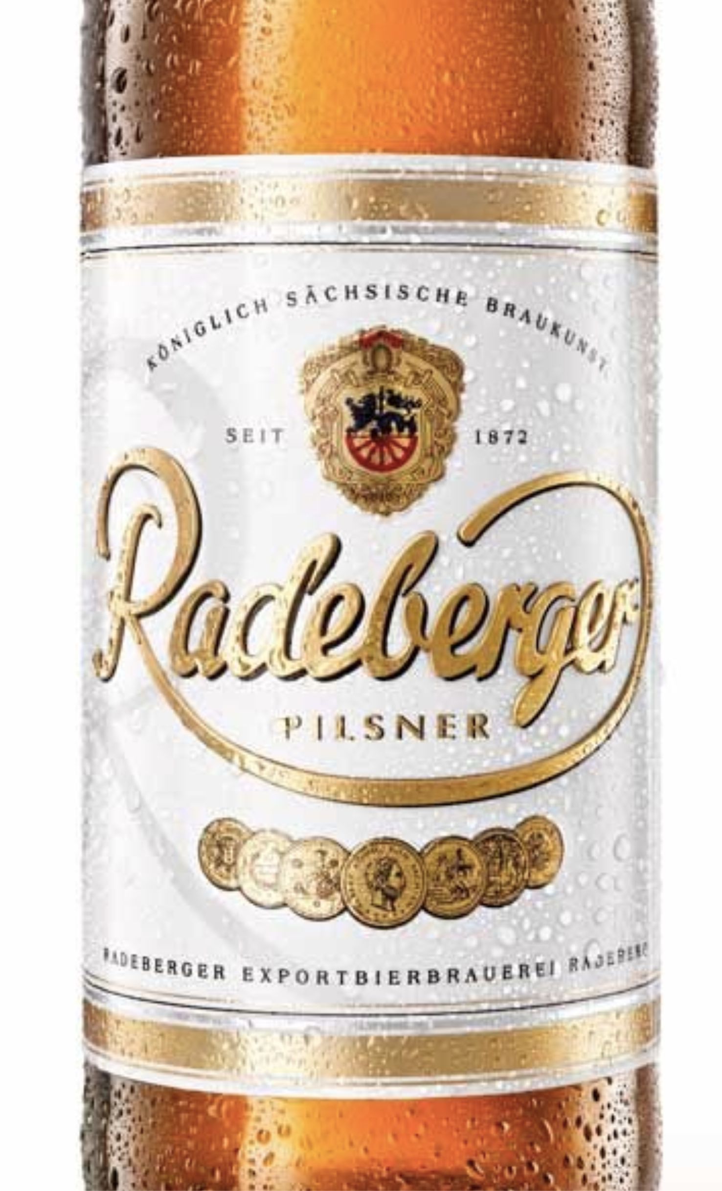 Этикетка Пиво Радебергер Пилснер, светлое, 0.5 л
