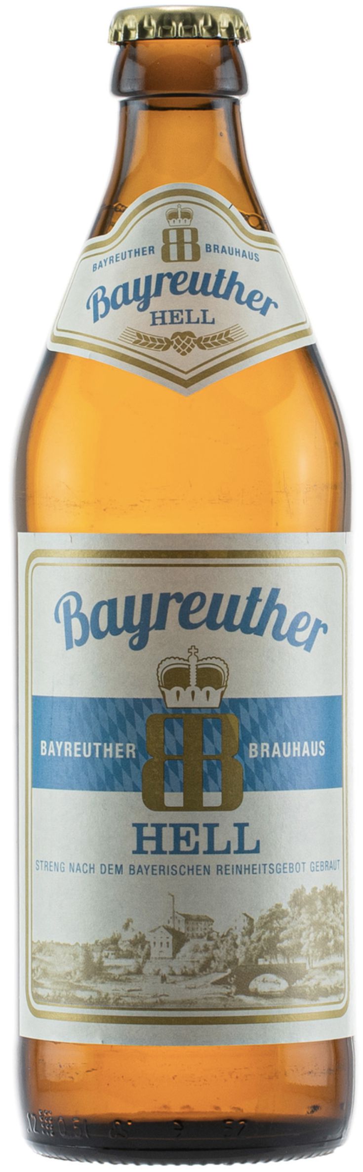 Пиво Байройтер Хель, 0.5 л