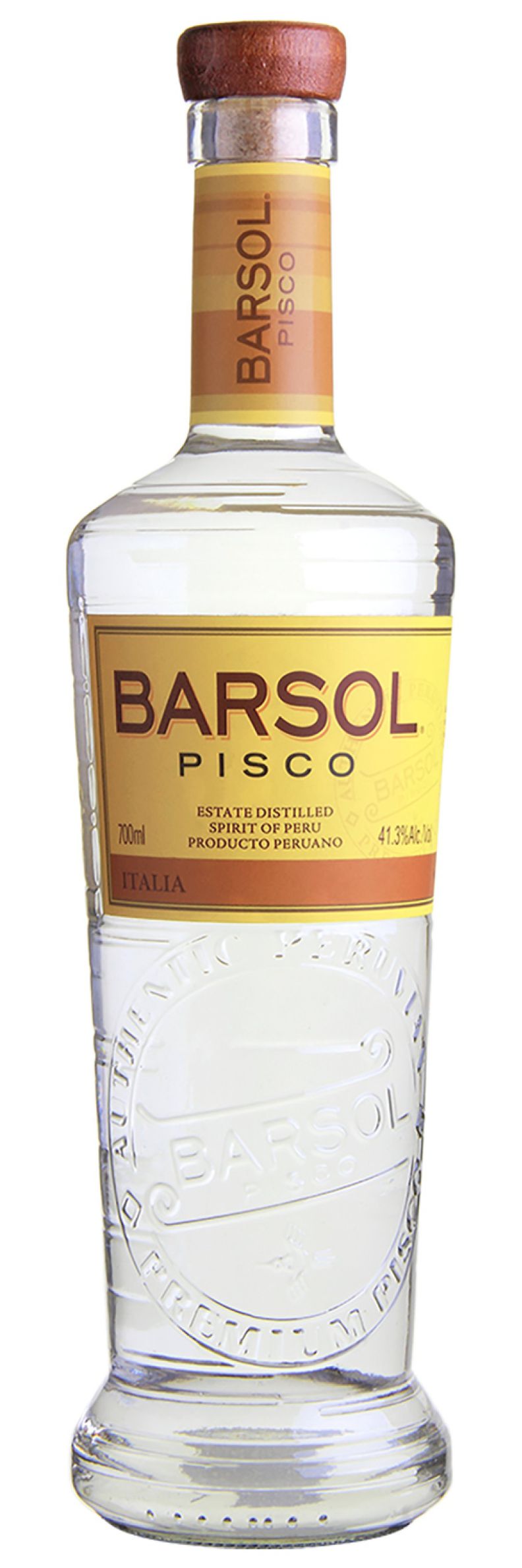 Напиток спиртной (Писко) "Барсоль Примеро Куэбранта" "PISCO Barsol Primero Quebranta",  0,7л