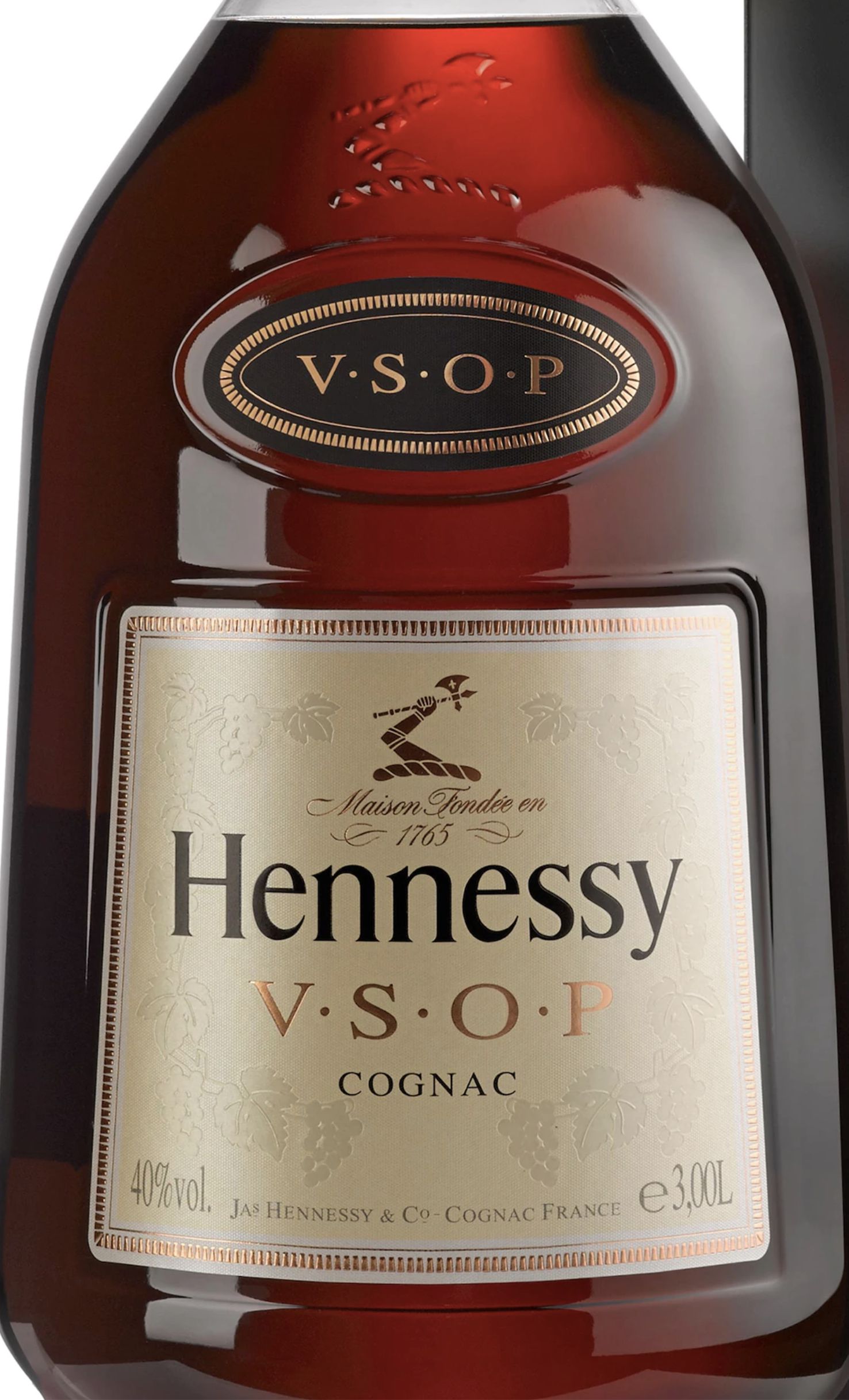 Этикетка Коньяк Хеннесси VSOP, 3.0 л