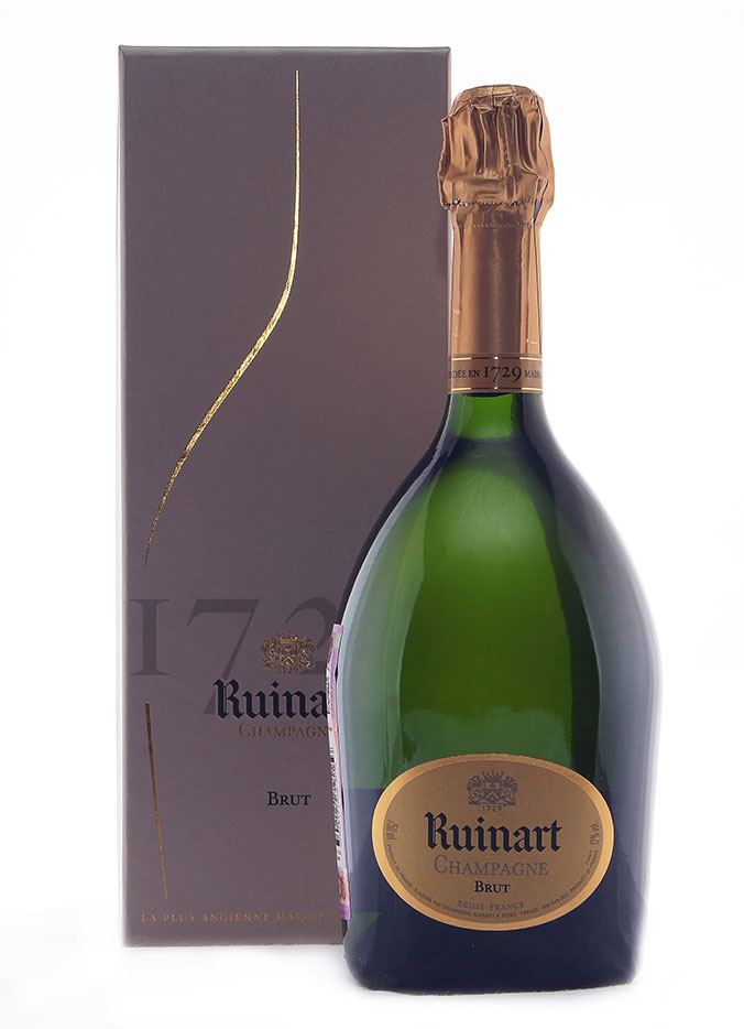 Шампанское "Р" де Рюинар, белое брют, 0.75 л