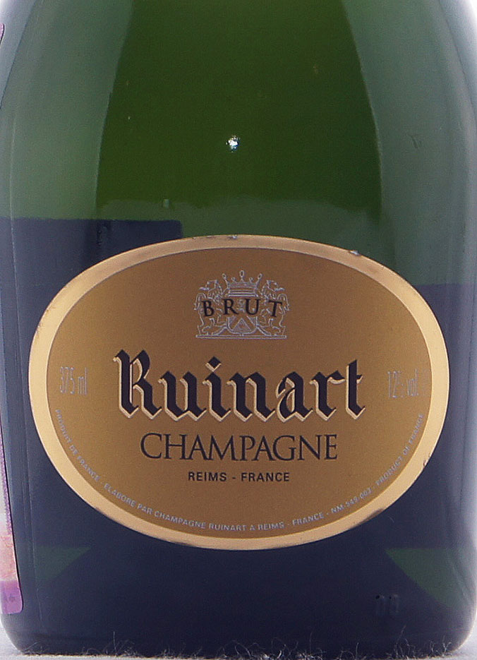 Этикетка Шампанское Р де Рюинар Брют 0.375л.