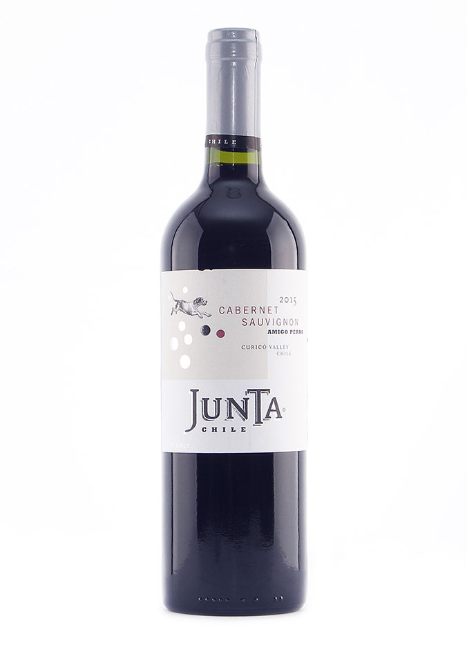 Вино Хунта Каберне Совиньон Амиго Перро красное сухое 0.75л. 2013г. Долина Курико Чили