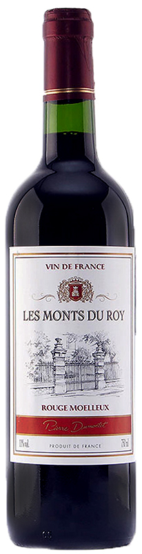 Вино ординарное Ле Мон ду Руа красное полусладкое,Пьер Дюмонте креп 11,5%, емк 0,75л