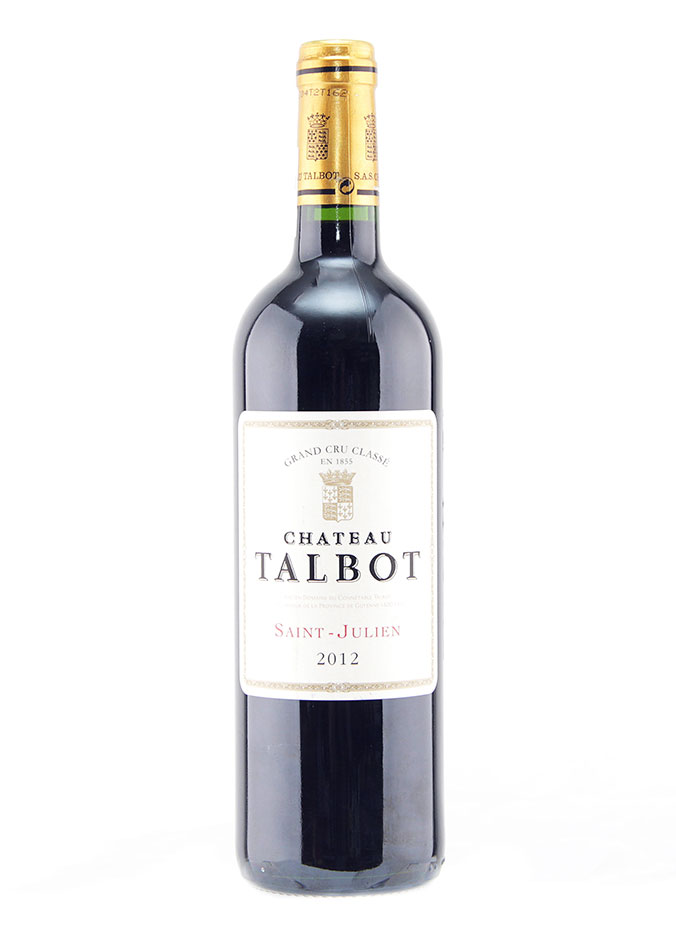 Вино Шато Тальбо Сен Жюльен 2012 г. красное сухое алк.13%0,75л.