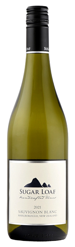 Вино сортовое ординарное "Sugar Loaf Sauvignon Blanc"/"Шугар Лоаф Совиньон Блан" 2021г белое сухое креп 13%, емк 0,75л