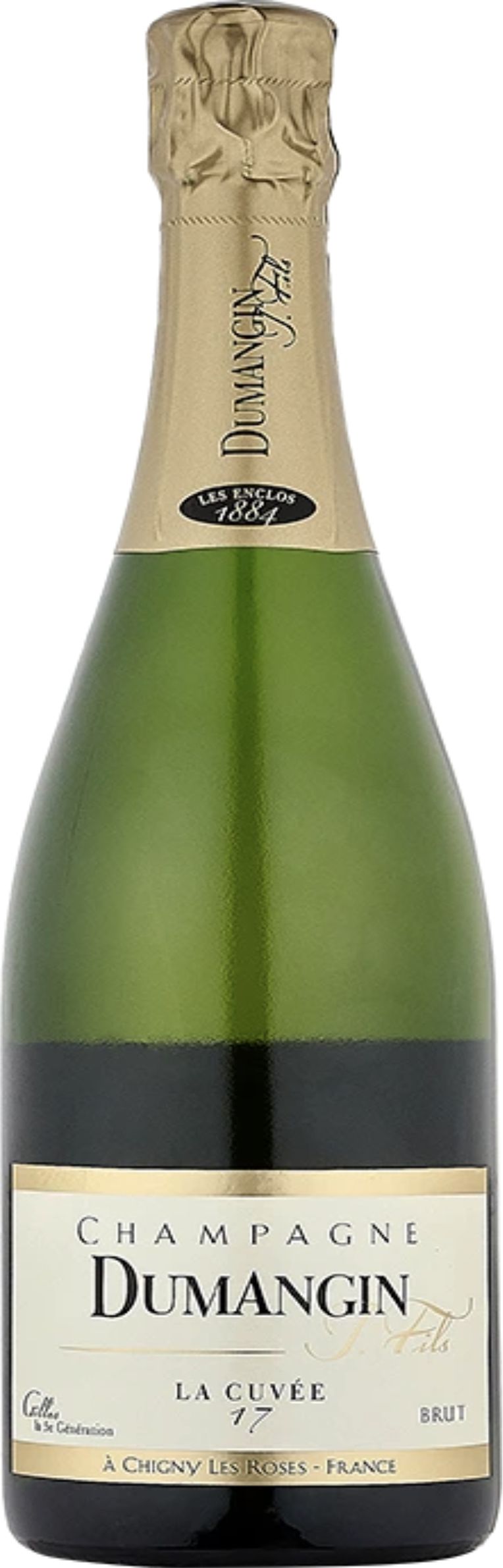 Шампанское Думанжин "Ла Кюве 17", белое брют, 1.5 л