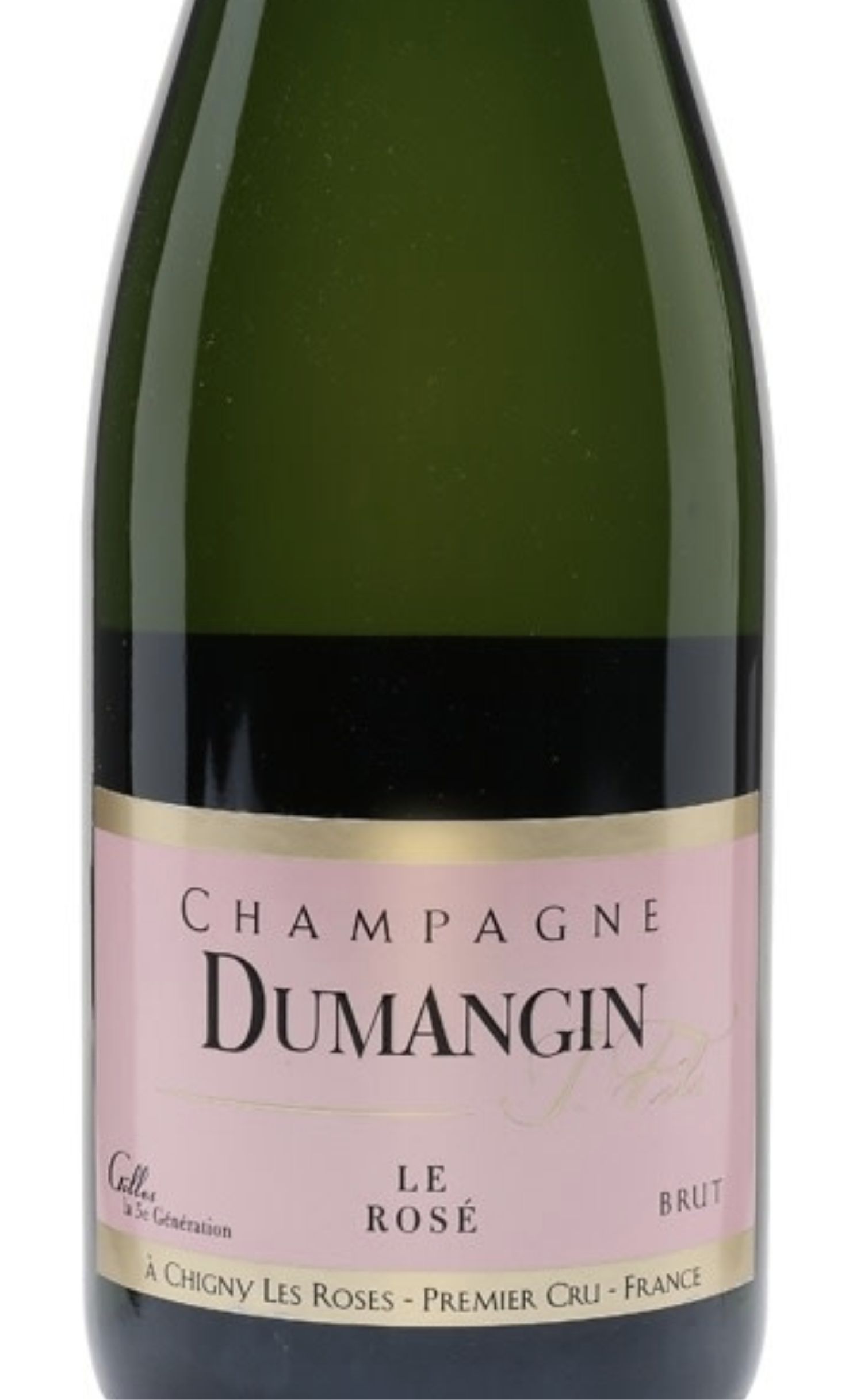 Этикетка Шампанское Думанжин "Ла Розе", розовое брют, 0.75 л