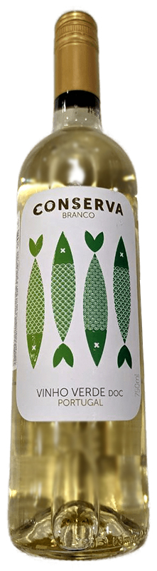 Вино ординарное CONSERVA Vinho Verde white / Консерва Винью Верде 2021г белое полусухое креп 9,5%, емк 0,75л